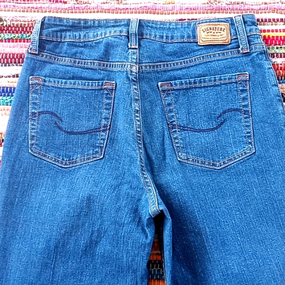 Signature Levi Strauss Long Bootcut Denim Jeans- #1580 - Picture 10 of 13